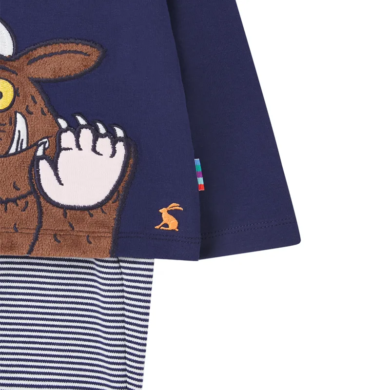 Joules Gruffalo Mack Organically Grown Cotton Jersey Applique - Gruffalo and Mouse-2